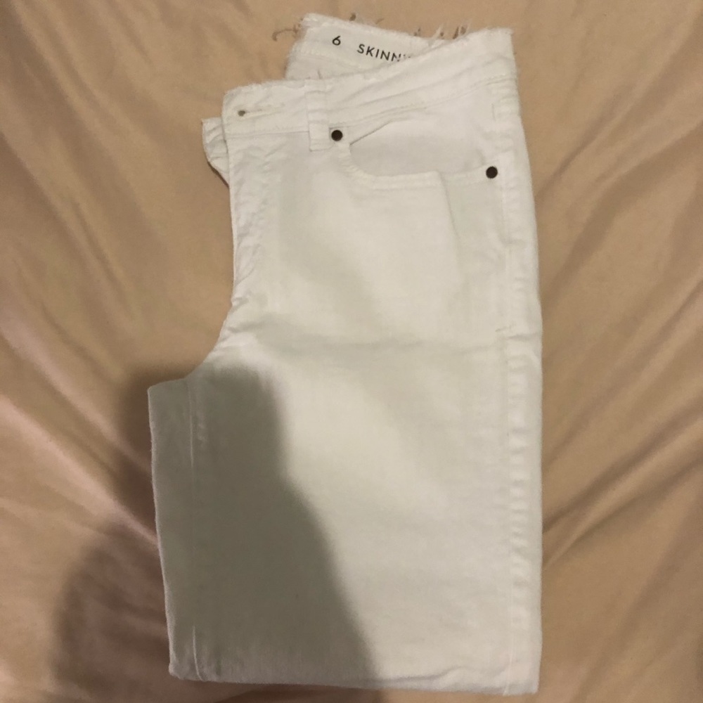 Lauren Conrad white skinny jeans